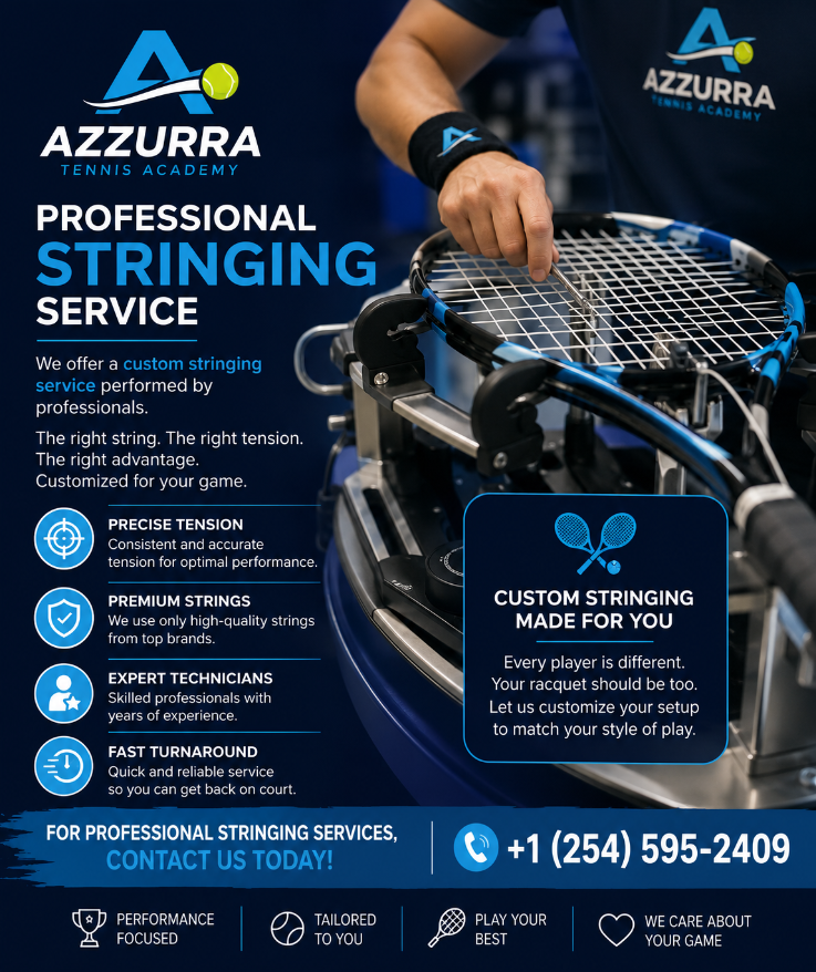 Azzurra Tennis Academy Professional Stringing Service